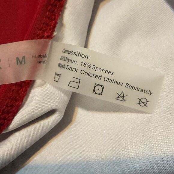 Zaful Crisscross Ruched Scalloped Bikini Medium - Picture 8 of 10